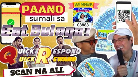 qr eat bulaga|(Updated) Paano sumali sa QR QR at May PaKey sa'yo ng Eat .